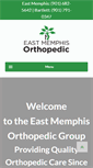 Mobile Screenshot of eastmemphisortho.com